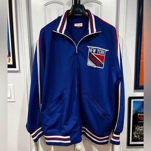 Mitchell and Ness XXL New York Rangers Track Jacket